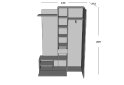 Image 4 - Прихожая Svit Mebliv Реприза 140 см, дуб ливорно / тоффи