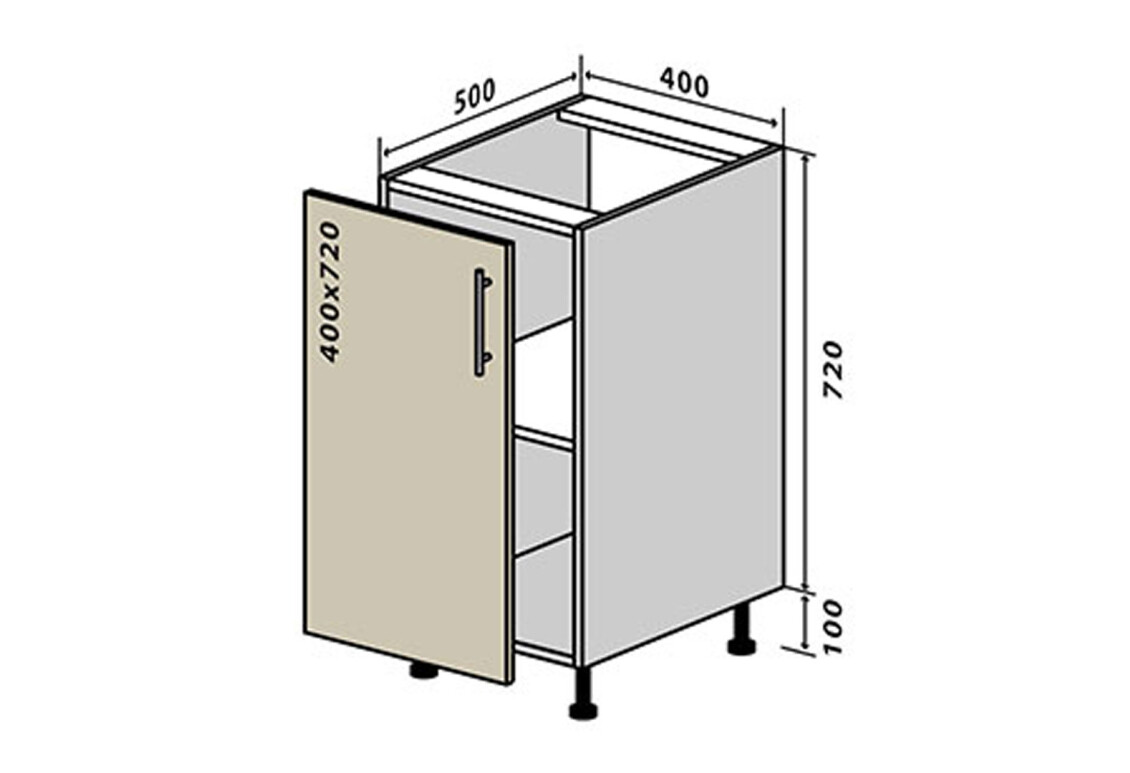 Фото Н3 Тумба 1Д 40 Соната Люкс / Sonata Luxe VIP-master