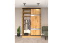 Image 3 - Шкаф-купе Киевский стандарт 2Д 1500х2400х600 ДСП + Зеркало Серебро, дуб аппалачи
