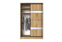 Image 5 - Шкаф-купе Киевский стандарт 2Д 1500х2400х600 ДСП + Зеркало Серебро, дуб аппалачи