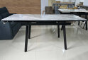 Image 5 - Стол кухонный Jam Slim / Слим раскладной 110/170 см, черный 100М / бриллиант