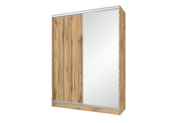 Image Шкаф-купе Мебель Стар 1800х2400х600 ДСП + зеркало, дуб тахо