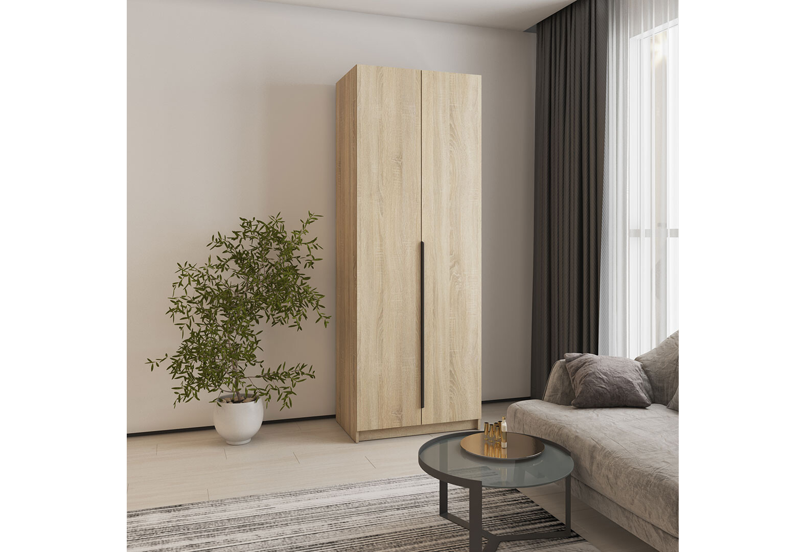 Фото 10 - Шафа Оскар 2D 800 MebelStar