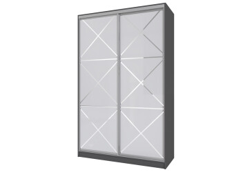 Фото Шафа-купе Мебель Стар 2-дверый 1500х2400х600 фасад Худ.мат, антрацит