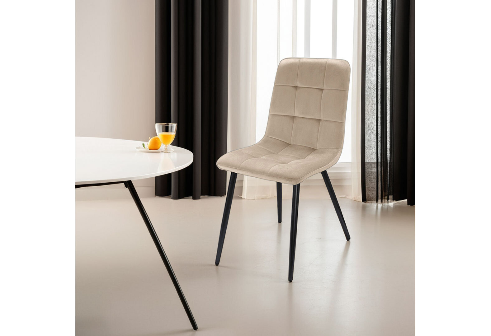 Фото 2 - Стілець Kredens furniture Verona FS-1 Cappuccino-14, 42х52х91 см