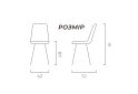 Изображение 7 - Стул Креденс Фениче FS-2 Cappuccino-14, 42х52х91 см