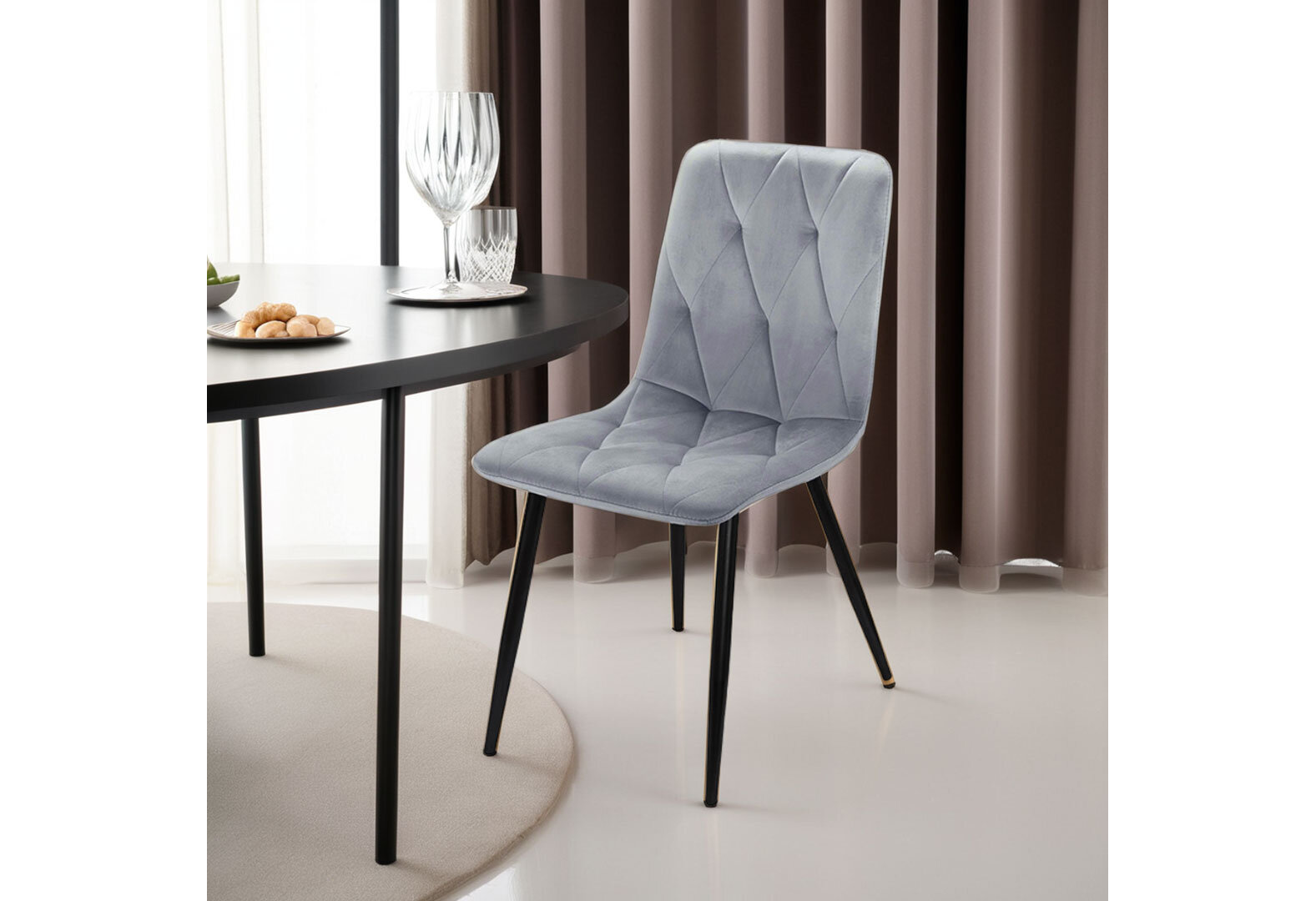 Фото 2 - Стул Креденс Фениче FS-2 Grey-40, 42х52х91 см