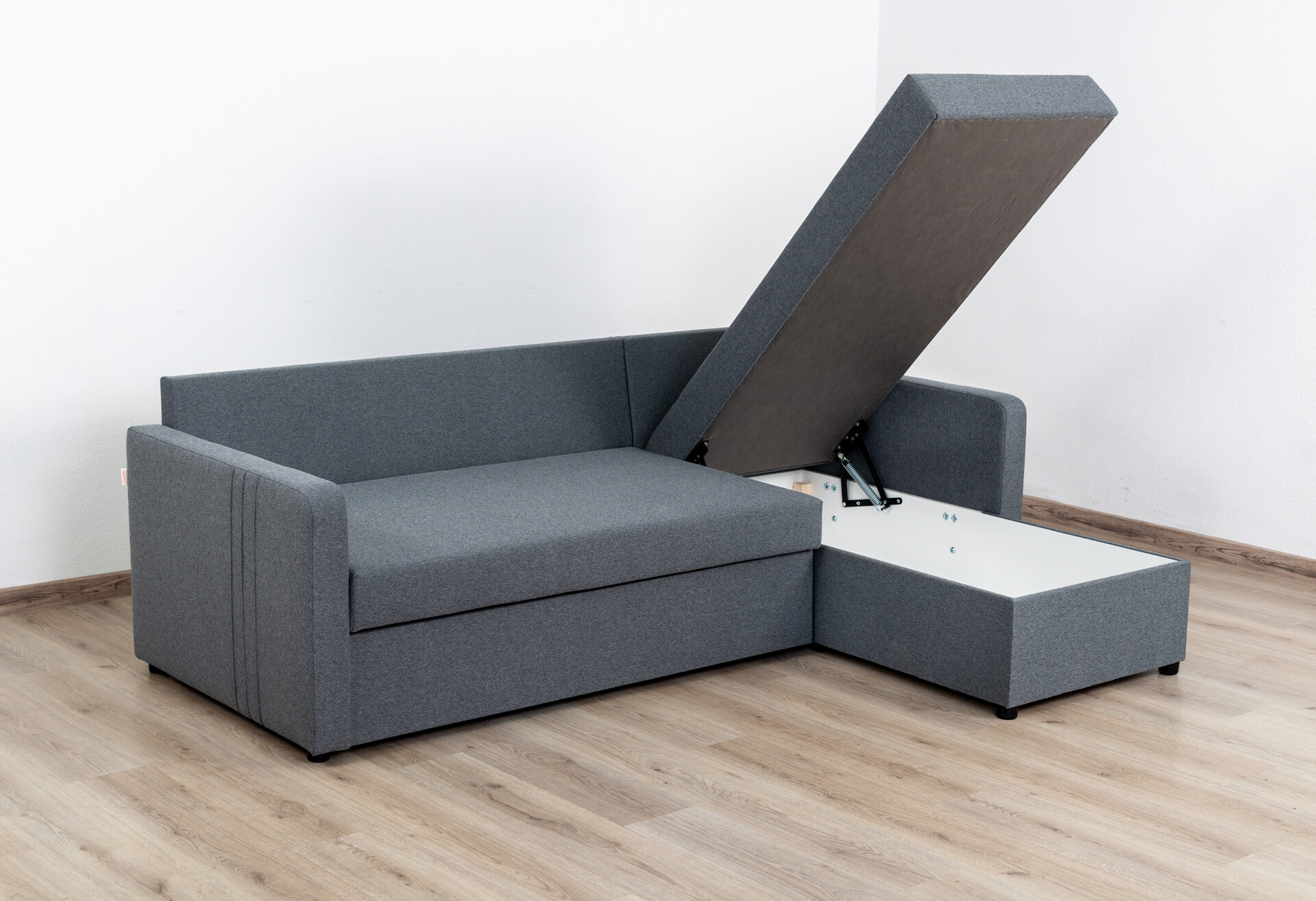 Фото 7 - М'який куточок Elegant Бенефіт 94 220x155 см сірий