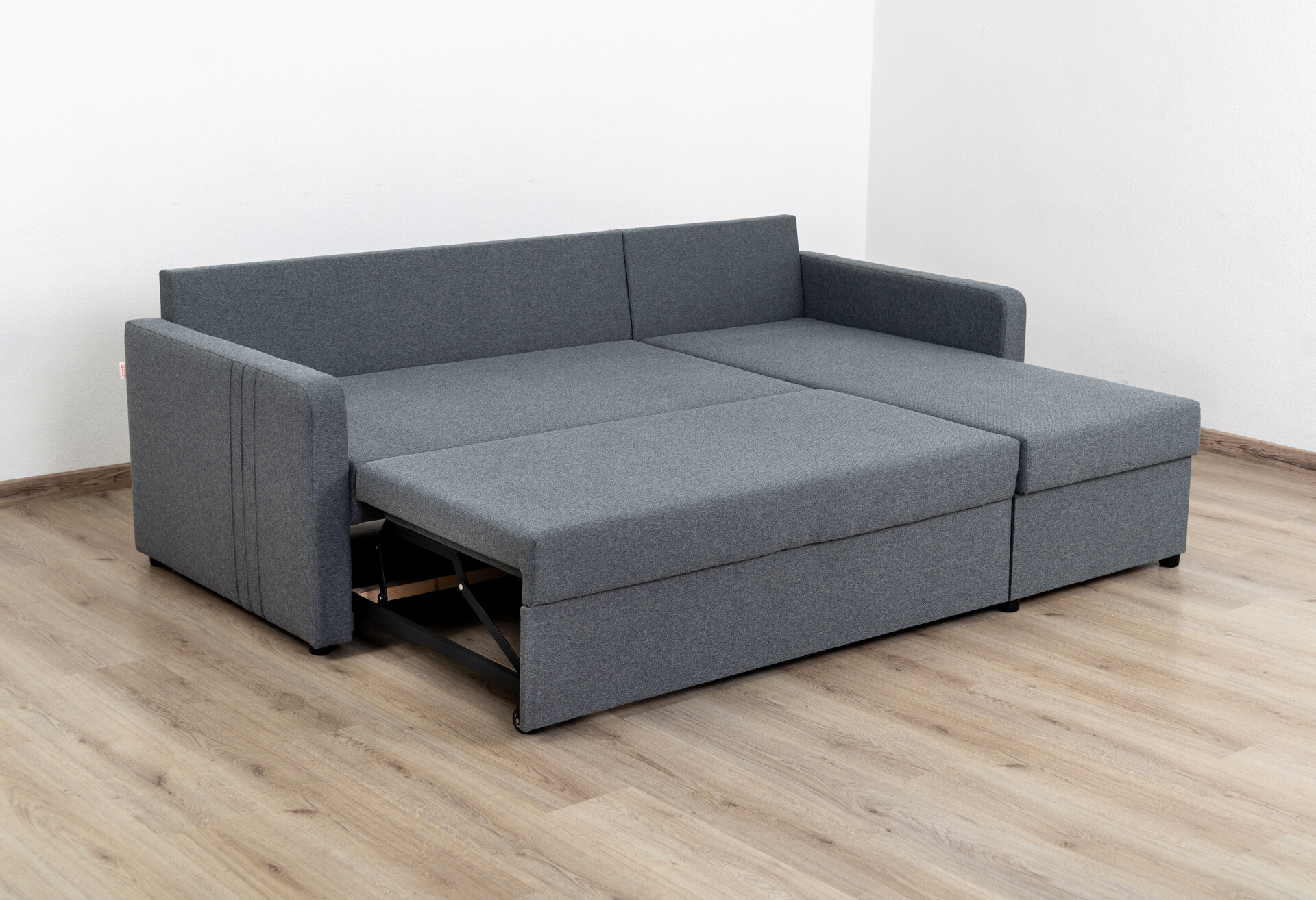 Фото 4 - М'який куточок Elegant Бенефіт 94 220x155 см сірий