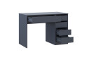Фото 6 - Стол письменный Креденс Фениче Эрго / Ergo 110x55 см правый с 5-ма ящиками Графит