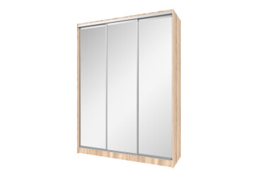 Фото Шафа-купе Мебель Стар 3-дверный 1800х2400х600 с зеркалами, дуб сонома