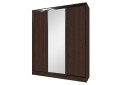 Фото 1 - Шафа-купе MebelStar 3-дверна 2000х2100х600 з дзеркалом, венге