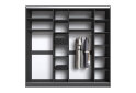 Image 7 - Шкаф-купе Киевский Стандарт 4Д 2500х2400х600 зеркало + Комб 7_7/9 ДСП, антрацит