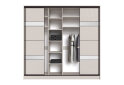 Image 6 - Шкаф-купе Киевский Стандарт 4Д 2500х2400х600 Комб 14_14/1 ДСП + Дзеркало Срібло, кашемир