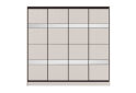 Image 4 - Шкаф-купе Киевский Стандарт 4Д 2500х2400х600 Комб 14_14/1 ДСП + Дзеркало Срібло, кашемир