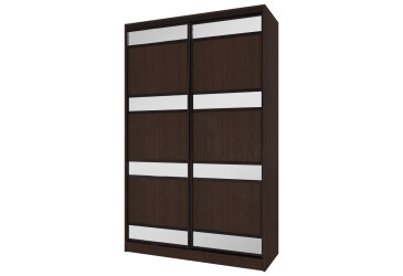 Image Шафа-купе MebelStar 2-дверна 1500х2400х600 фасади комбі, венге магія