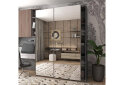 Image 2 - Шафа-купе Doros G-Caiser / Джі-Кейзер 2-дверна з дзеркалами 180 см, графіт