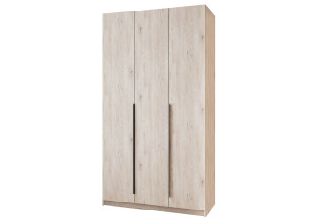 Фото Шкаф Мебель Стар Оскар 3-дверный 120 см Аляска серая