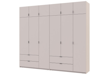 Фото Шкаф Doros Лукас 6-дверный с антресолью 270 см, кашемир