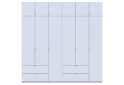 Image 5 - Шафа Doros Лукас 6-дверна з антресоллю 240 см, білий