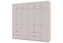 Image 1 - Шкаф Doros Лукас 6-дверный с антресолью 255 см, кашемир