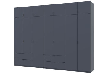 Image Шафа Doros Лукас 7-дверна з антресоллю 315 см, графіт