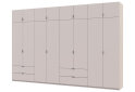 Image 1 - Шкаф Doros Лукас 8-дверный с антресолью 360 см, кашемир