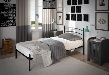 Фото Ліжко Tenero Маранта Міні металеве із вкладом метал + ДВП 80х190