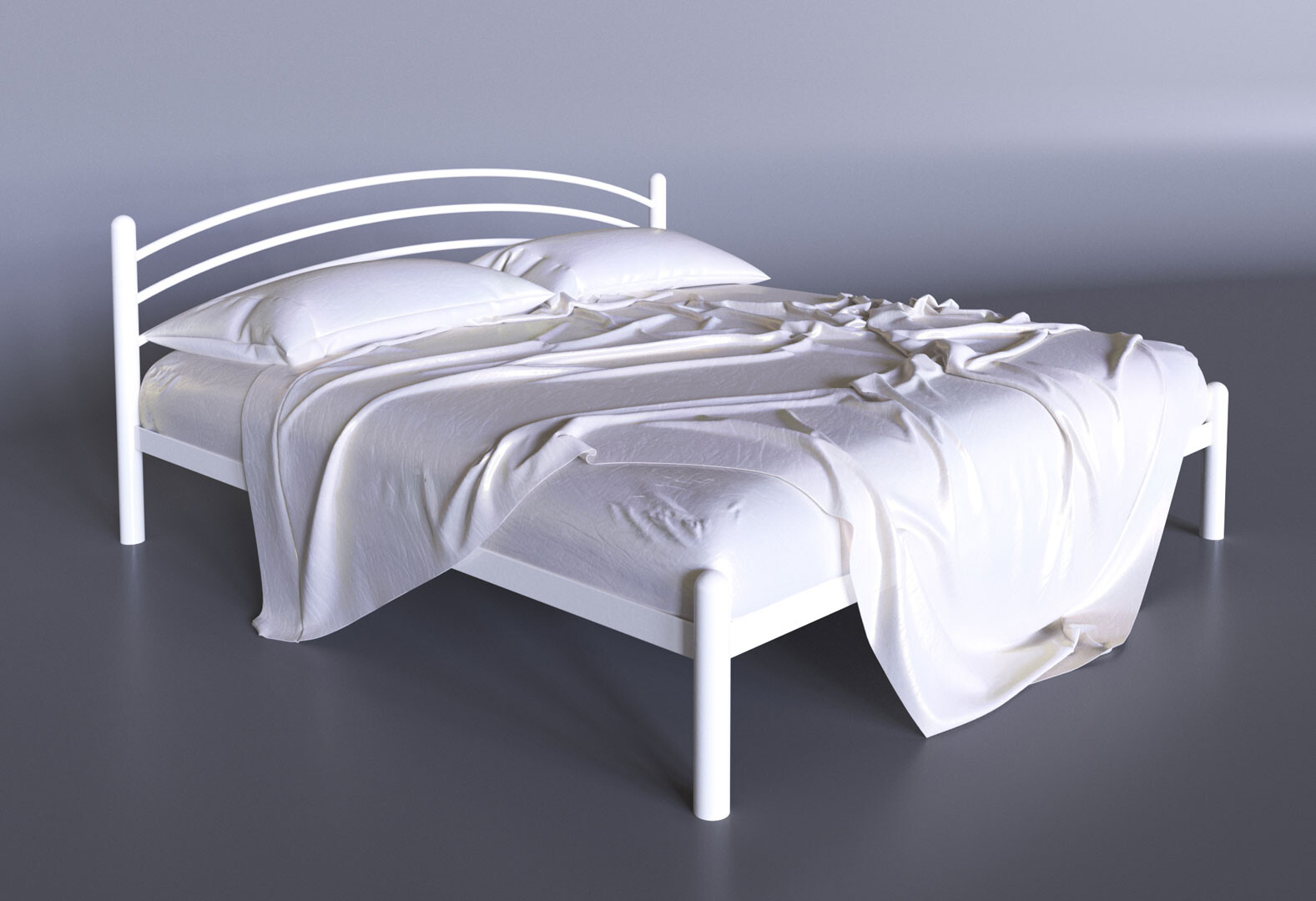 Фото 3 - Ліжко Tenero Маранта металеве із вкладом метал + ДВП 180х190