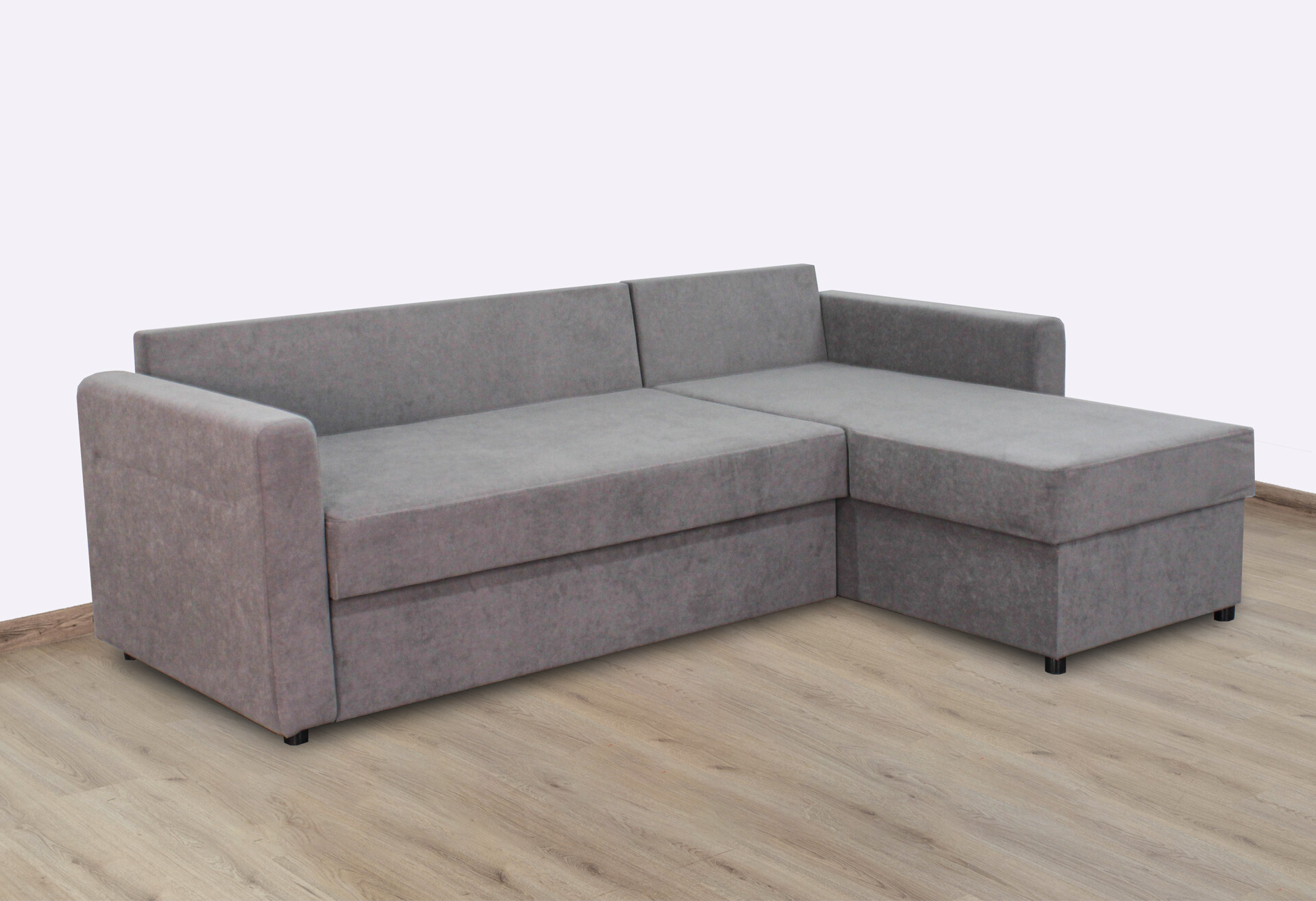 Фото 2 - Мягкий уголок Элегант Бенефит 78 230x156 см серый