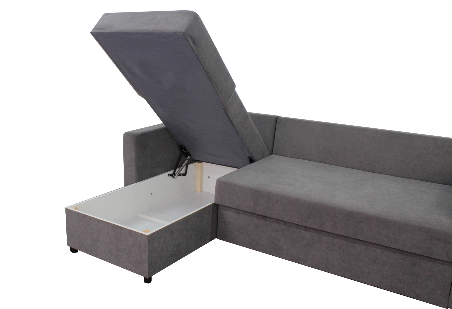 Фото 4 - Мягкий уголок Элегант Бенефит 78 230x156 см серый