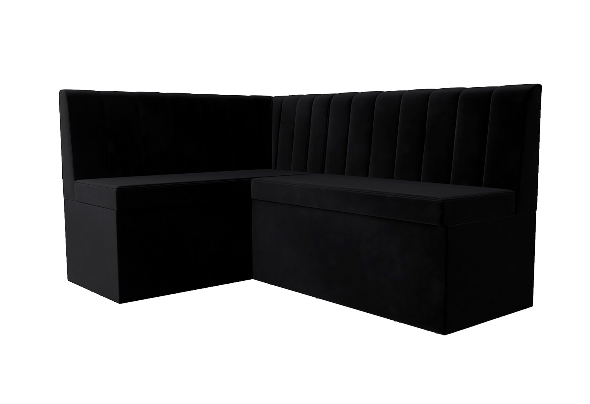 Фото 3 - Кухонний куточок Kredens furniture Чикаго з нішею 165 см, чорний (London 17)
