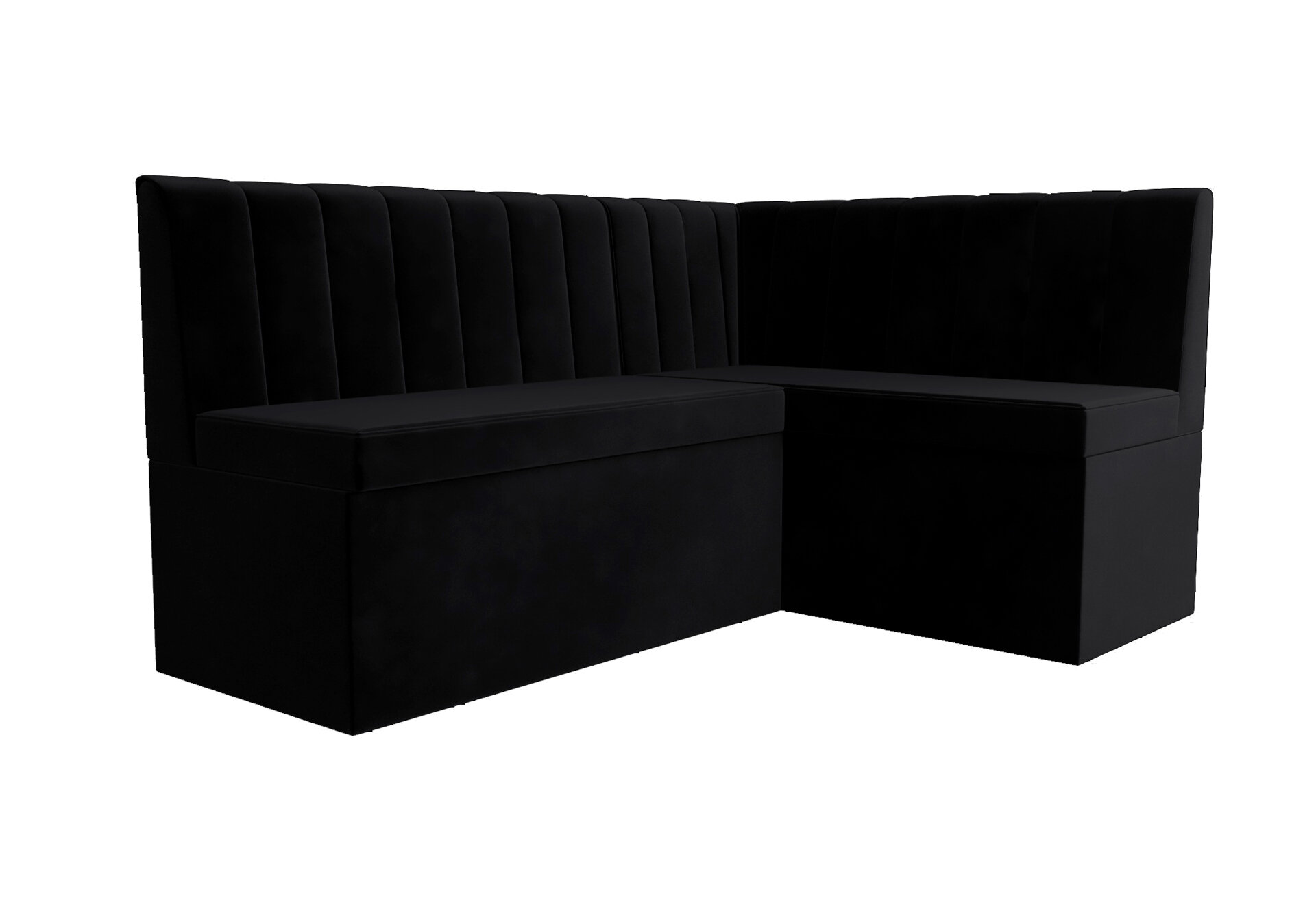 Фото 1 - Кухонний куточок Kredens furniture Чикаго з нішею 165 см, чорний (London 17)