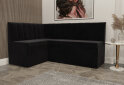 Image 4 - Кухонний куточок Kredens furniture Чикаго з нішею 165 см, чорний (London 17)