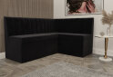 Image 2 - Кухонний куточок Kredens furniture Чикаго з нішею 165 см, чорний (London 17)
