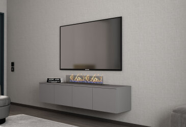 Фото Тумба ТВ Графит 4Д 160х35х33