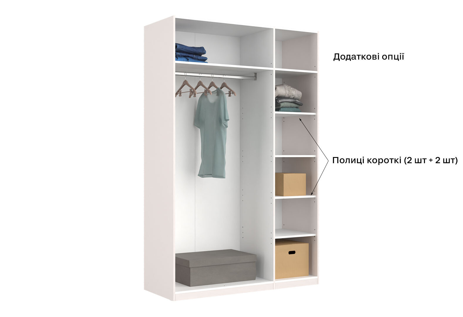 Фото 10 - Шкаф МироМарк Лили / Lily 3-дверный с зеркалом 134 см, глянец кашемир, серия Н