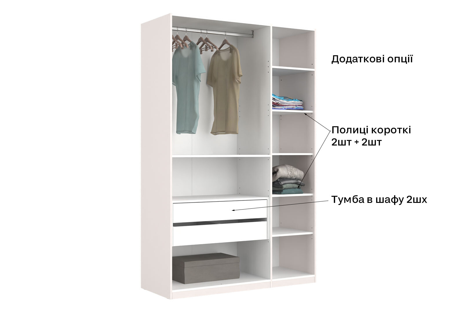 Фото 20 - Шкаф МироМарк Лили / Lily 3-дверный с зеркалом 134 см, глянец кашемир, серия Н