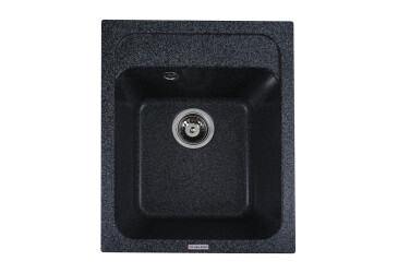 Фото Гранитная кухонная мойка Valeso 4050 Korrado матовая Платинум