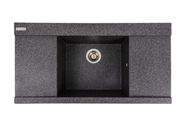 Фото Гранитная мойка для кухни Valeso 9651 Atlas матовый Платинум