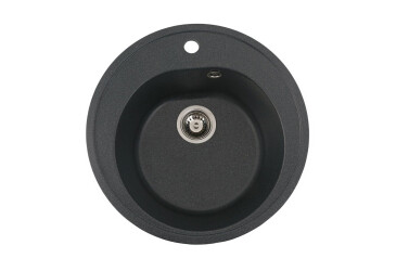 Фото Гранитная мойка для кухни Platinum 510 Luna матовая Платинум