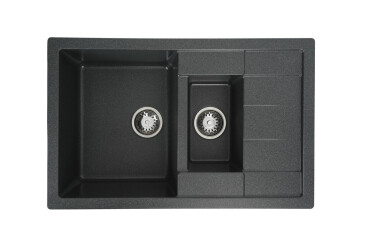 Фото Гранитная мойка для кухни Platinum 7850W Toskana матовая Платинум