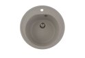 Image 7 - Гранитная кухонная мойка Valeso 510 Luna матовая Платинум