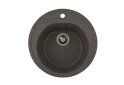 Image 13 - Гранитная кухонная мойка Valeso 510 Luna матовая Платинум