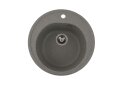 Image 15 - Гранитная кухонная мойка Valeso 510 Luna матовая Платинум
