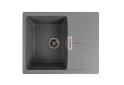 Image 6 - Гранитная кухонная мойка Valeso 6250 Zirkone матовый Платинум
