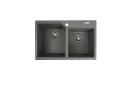 Image 17 - Гранитная кухонная мойка Valeso 7850 Harmony матовая Платинум