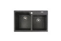 Image 19 - Гранитная кухонная мойка Valeso 7850 Harmony матовая Платинум