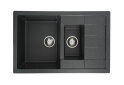 Image 1 - Гранитная кухонная мойка Valeso 7850W Toskana матовая Платинум