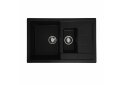 Image 3 - Гранитная кухонная мойка Valeso 7850W Toskana матовая Платинум